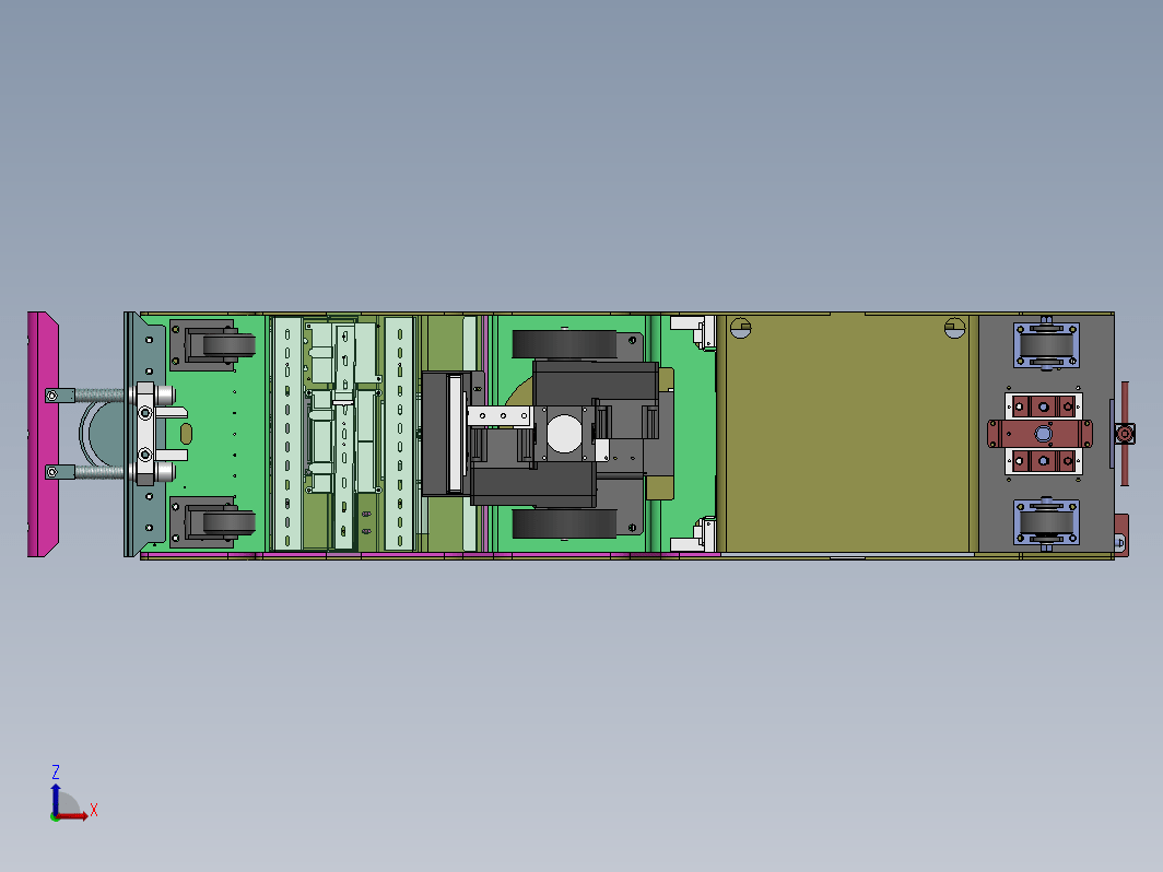 单向100W牵引式AGV