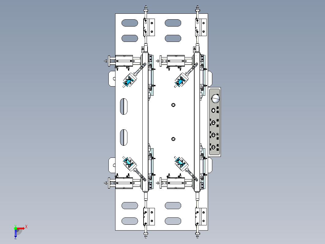 激光焊接气动工装夹具