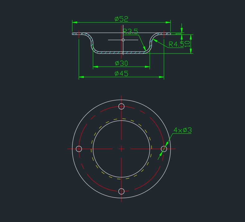 轴承端盖SW级进模设计三维SW2018带参+CAD+说明书