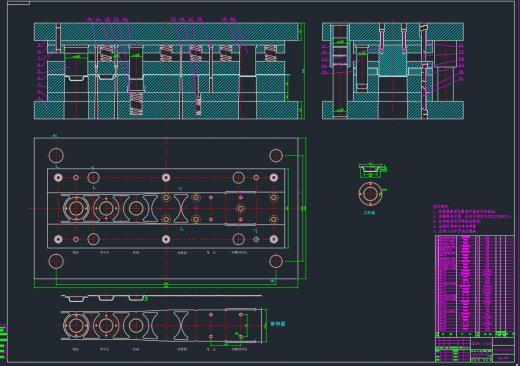 轴承端盖SW级进模设计三维SW2018带参+CAD+说明书缩略图