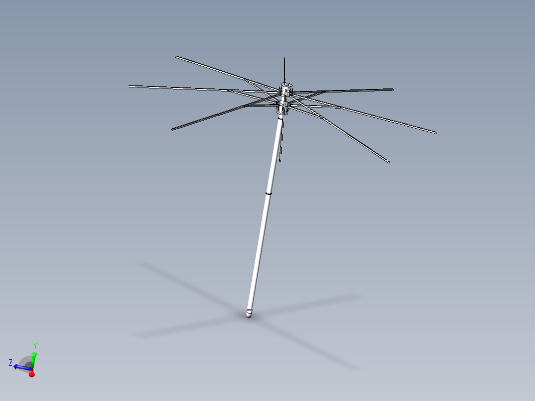 雨伞骨架模型设计