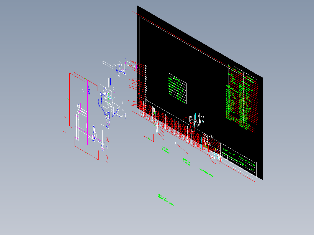 阀门 2-24Z40H-300Lb