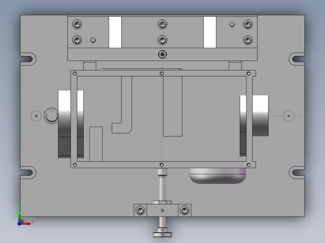 车床主轴箱加工工艺及铣顶面工装夹具设计三维SW+CAD+说明