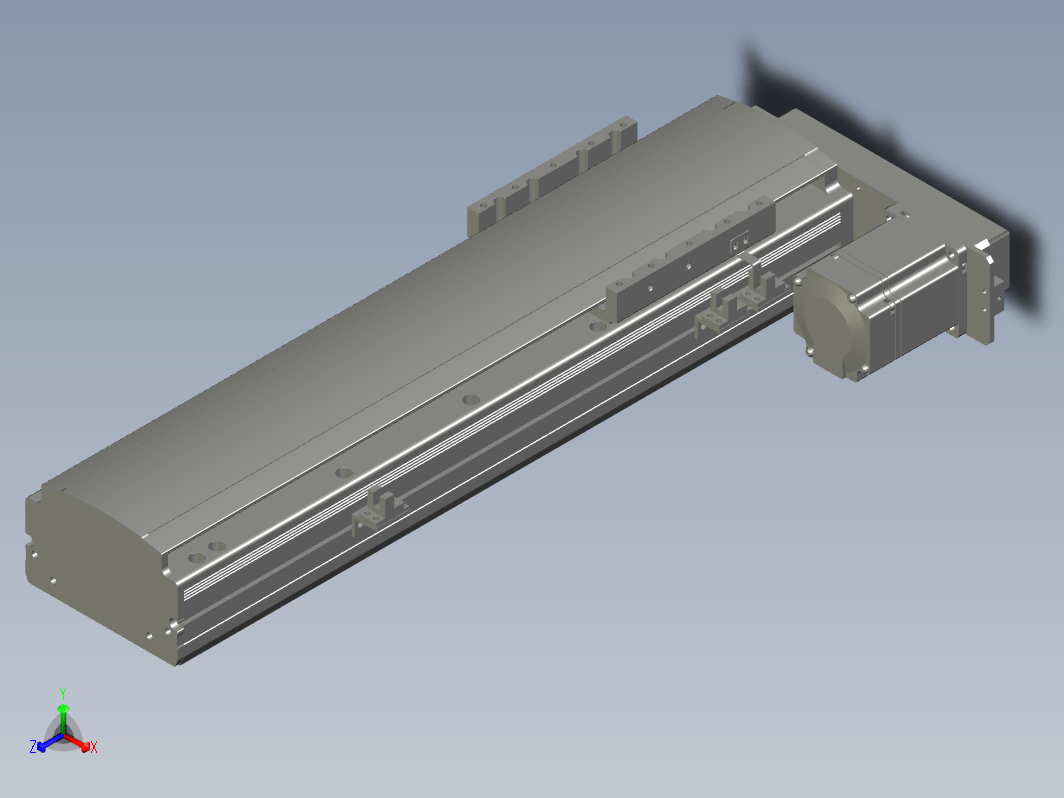 MT120BS-L300 直线模组 滑台模型.MT120BS.L10.300.BR.M40B.C4.3D