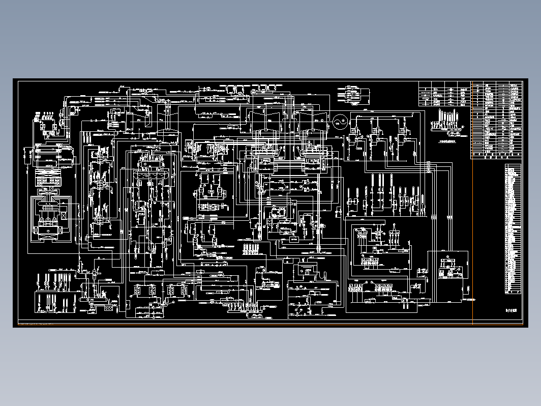 600MW火力发电厂系统图