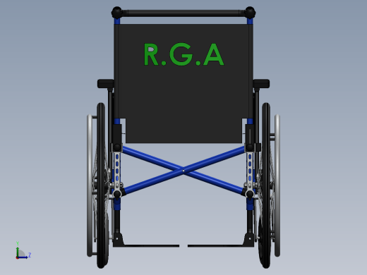 RGA普通轮椅模型缩略图