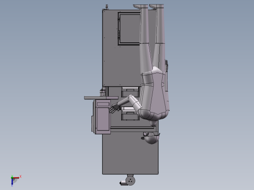 03-小型立体仓库3D模型缩略图