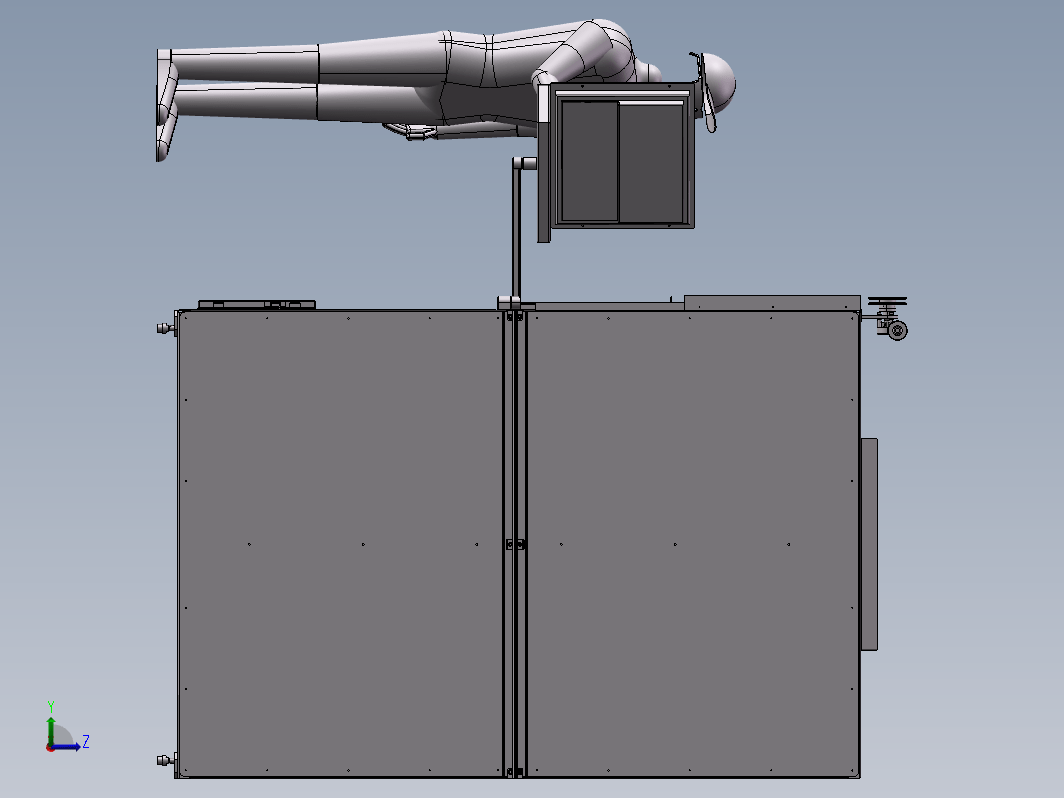 03-小型立体仓库3D模型