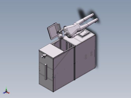 03-小型立体仓库3D模型缩略图
