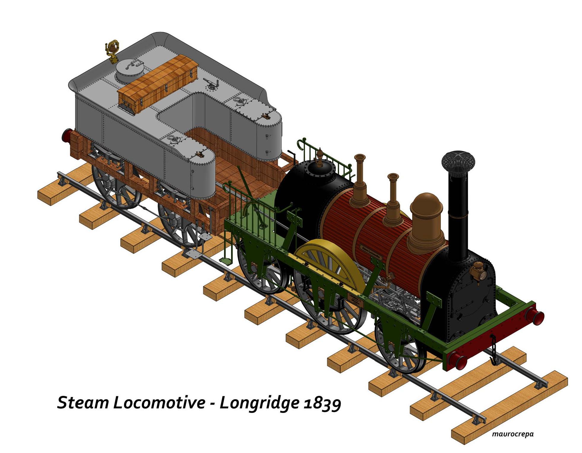 蒸汽机车 Longridge 1839