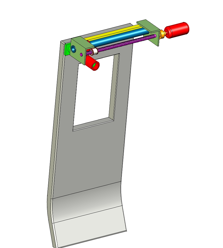 轨道车辆塞拉门传动及携门装置设计三维UG7.0带参+CAD+说明书