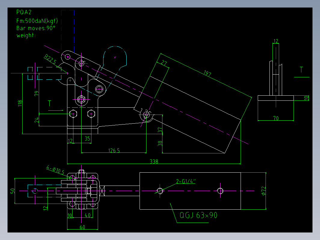 快速钳夹肘夹卡钳-PQA2