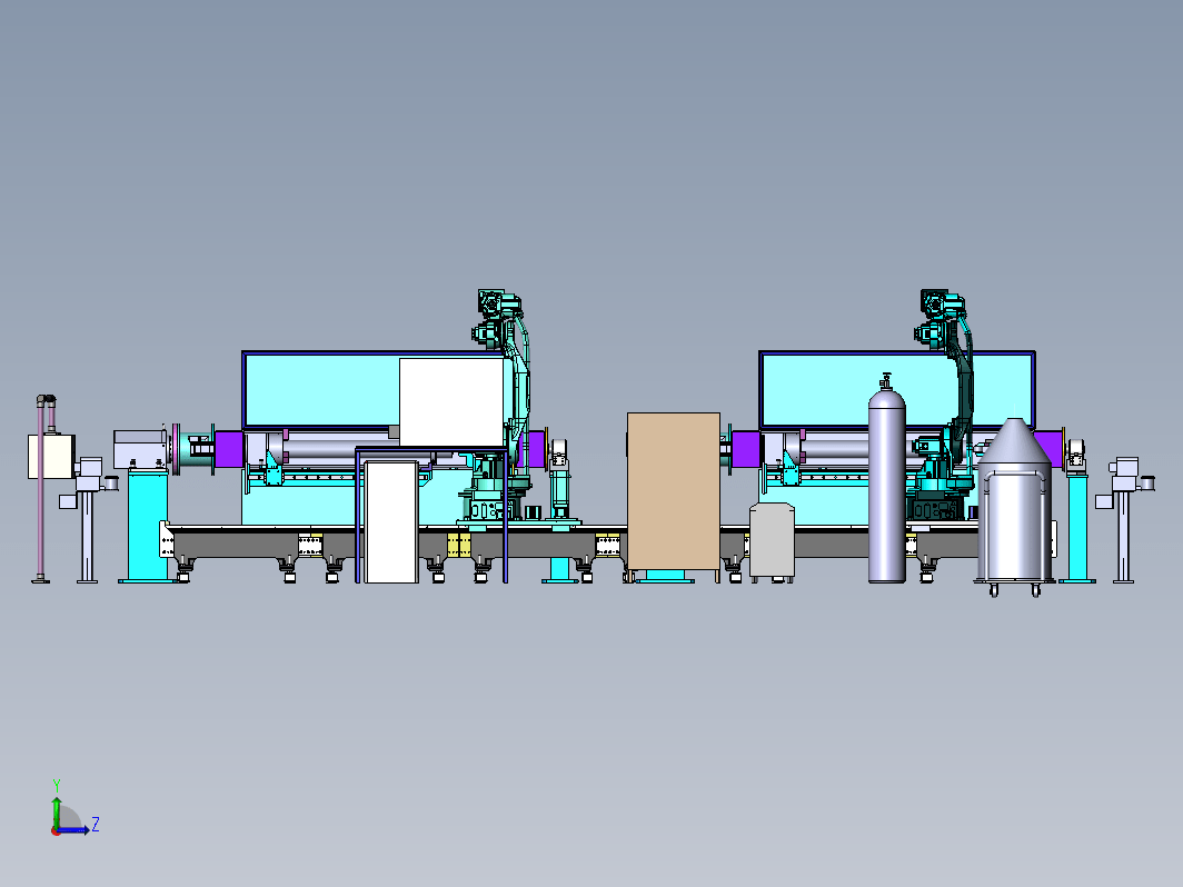 双焊接机械手与变位机组合作业单元