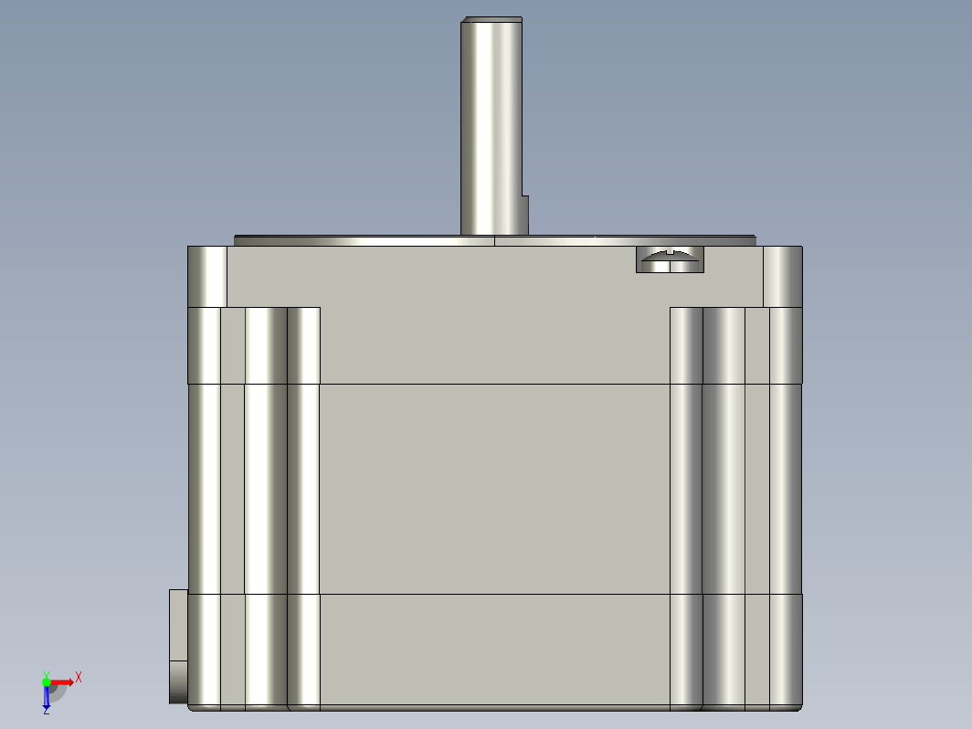 YK86HB65-04A  86mm两相步进电机（3D）