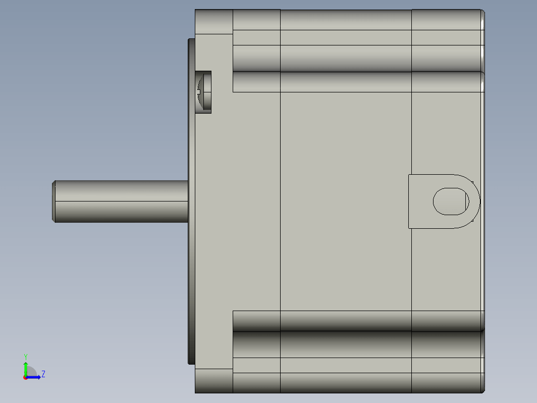 YK86HB65-04A  86mm两相步进电机（3D）