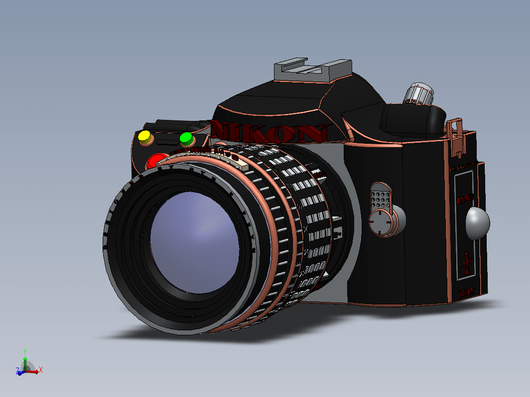 NIKON RENDERING 尼康单反相机