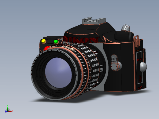 NIKON RENDERING 尼康单反相机缩略图