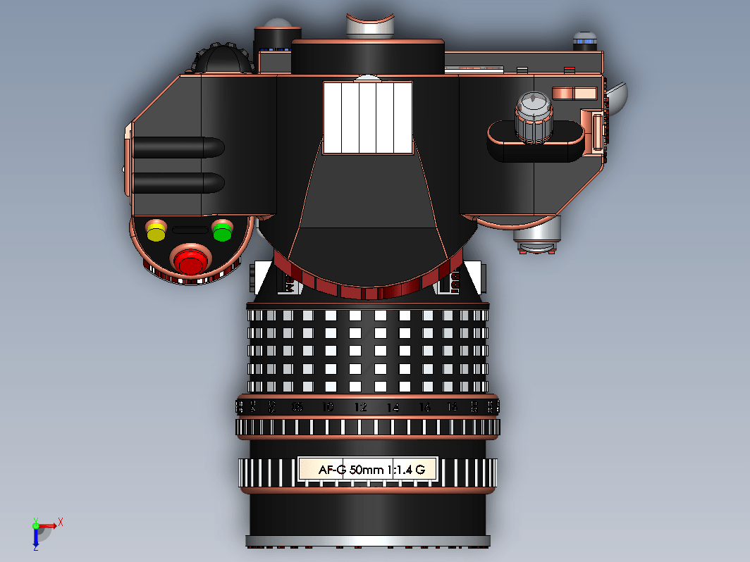 NIKON RENDERING 尼康单反相机