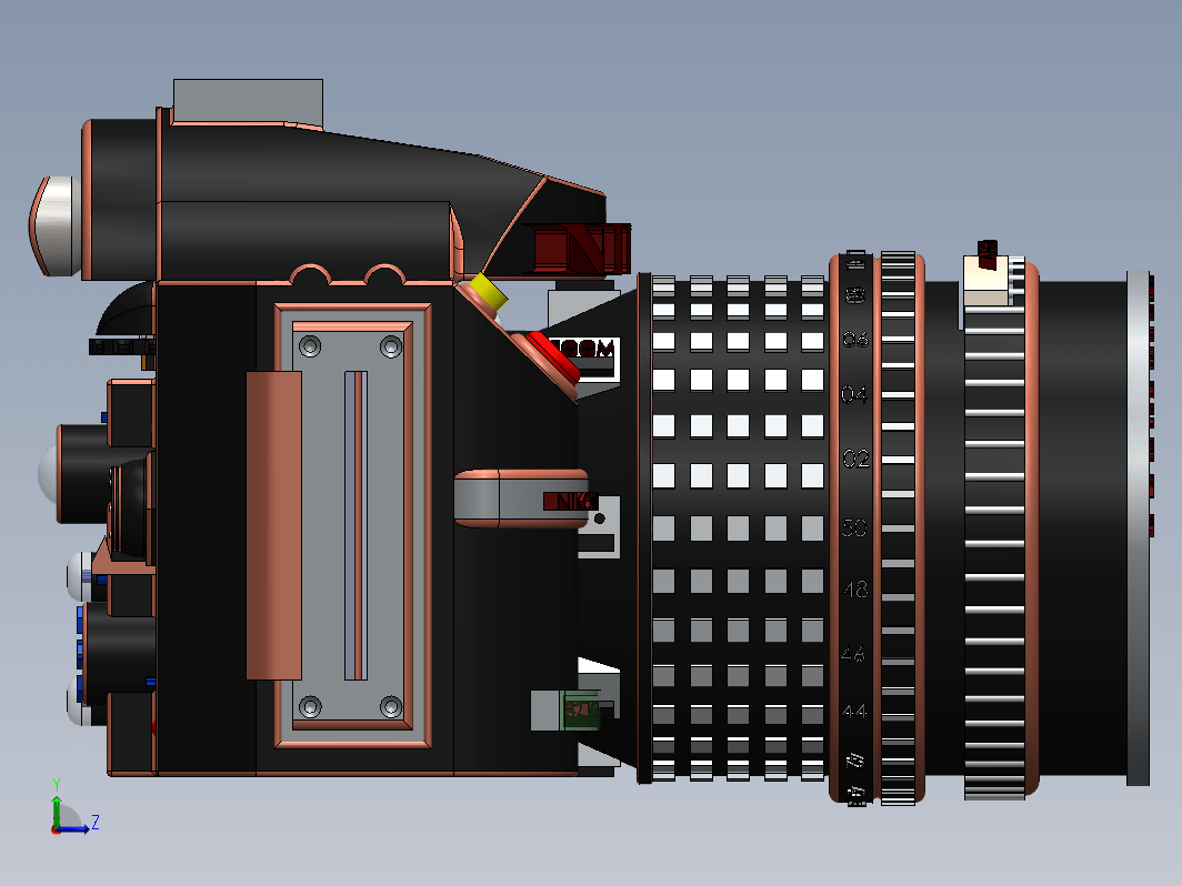 NIKON RENDERING 尼康单反相机