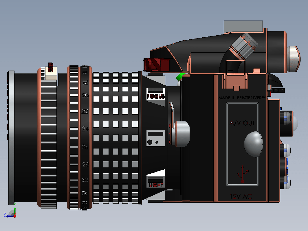 NIKON RENDERING 尼康单反相机