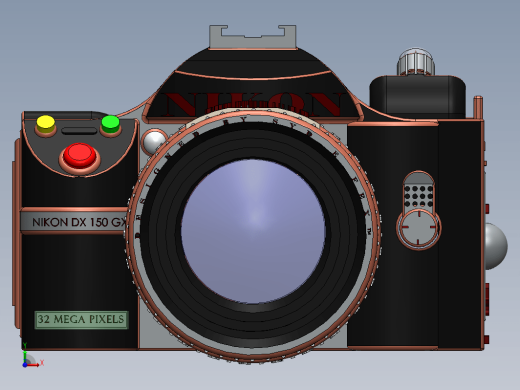 NIKON RENDERING 尼康单反相机缩略图
