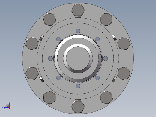 预紧式行星滚柱丝杠三维模型三维SW2016带参缩略图
