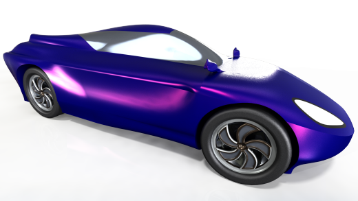 跑车 3D模型缩略图