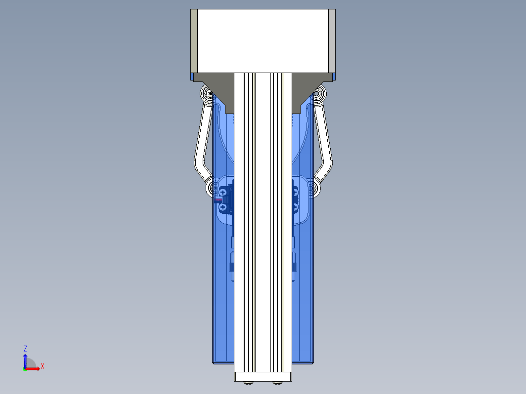 V型槽铝型材嵌入式线性导轨单连杆scara平面机器人