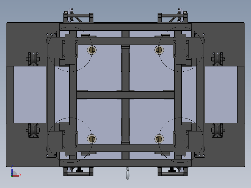 模组定位及侧边焊接工装夹具