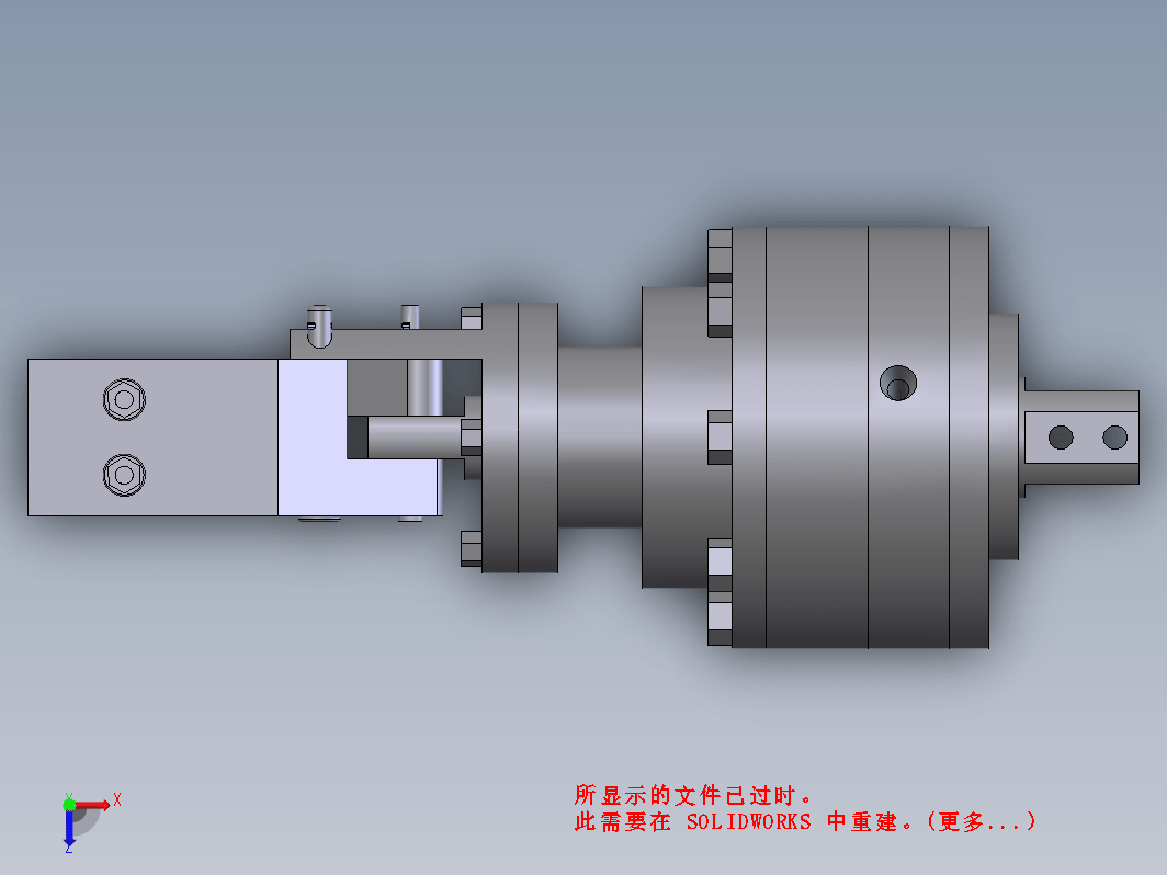 液压机械手设计三维SW2008带参+CAD+说明书