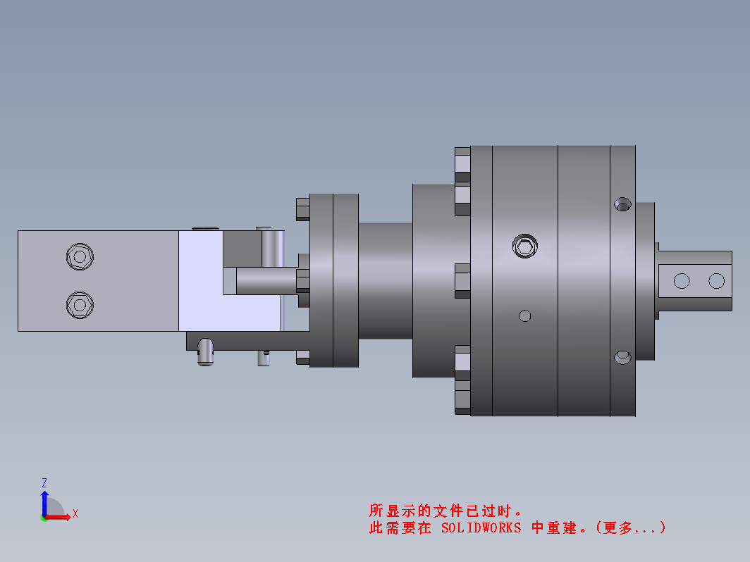 液压机械手设计三维SW2008带参+CAD+说明书