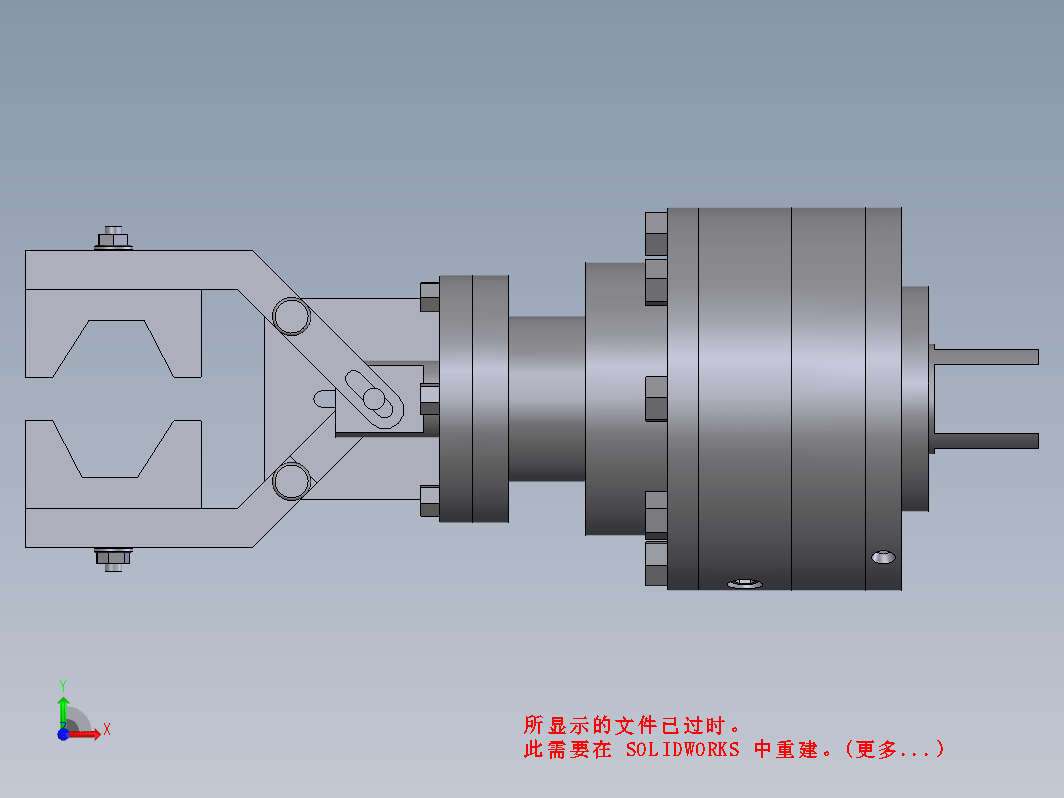 液压机械手设计三维SW2008带参+CAD+说明书