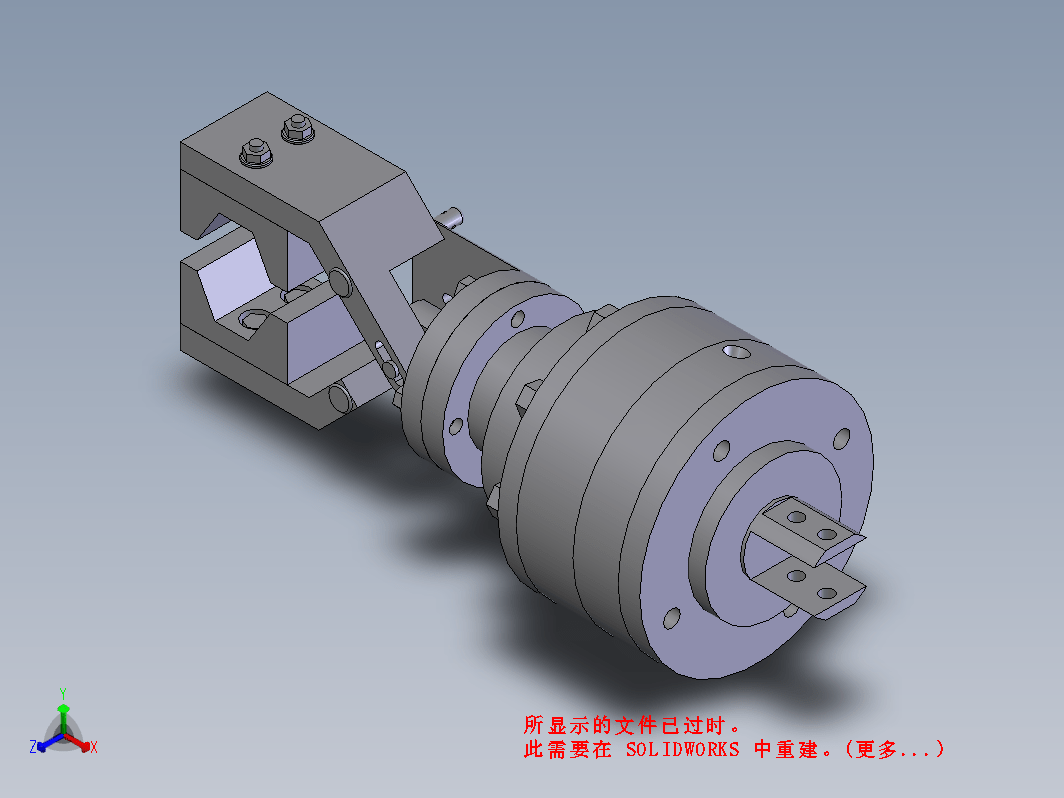 液压机械手设计三维SW2008带参+CAD+说明书