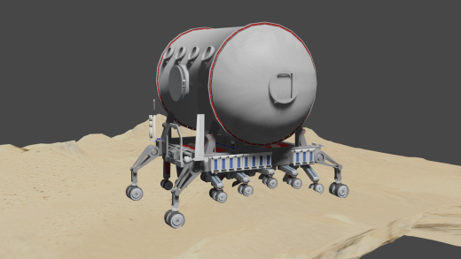 火星超重型物流运输车 Super Heavy Logistic Transport缩略图