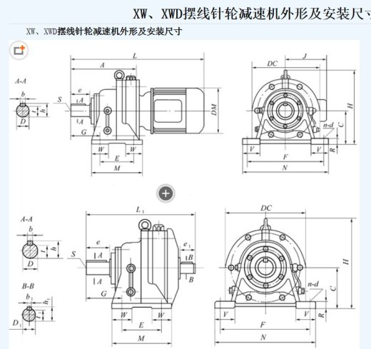 卧式摆线针轮减速机XWD3缩略图