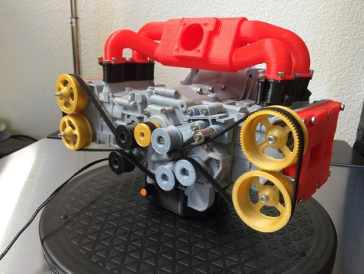 斯巴鲁SUBARU WRX EJ20水平对置发动机