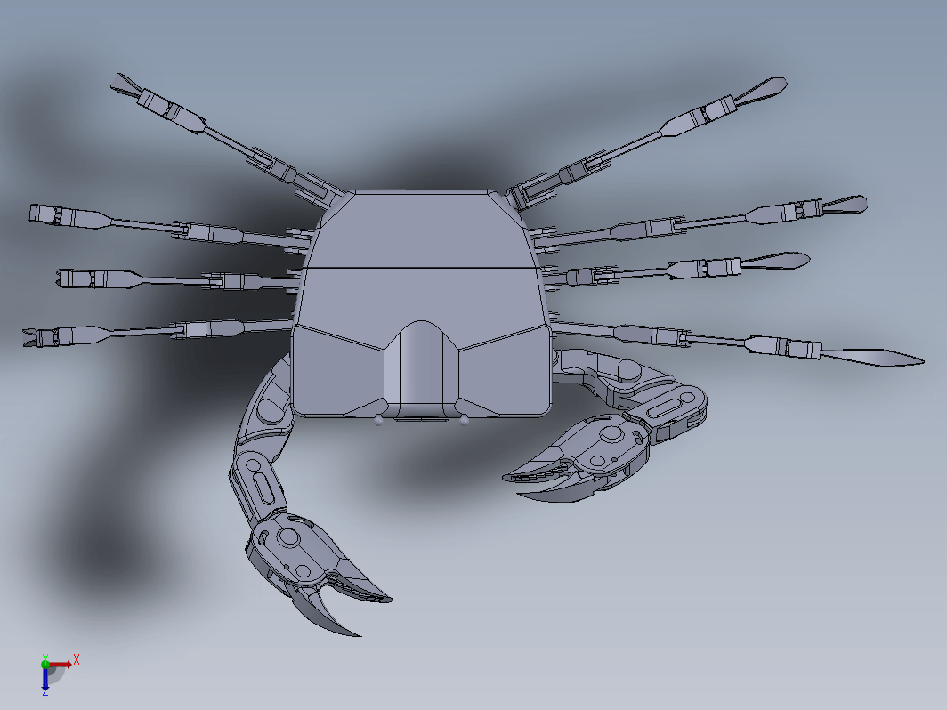 仿生螃蟹机器人
