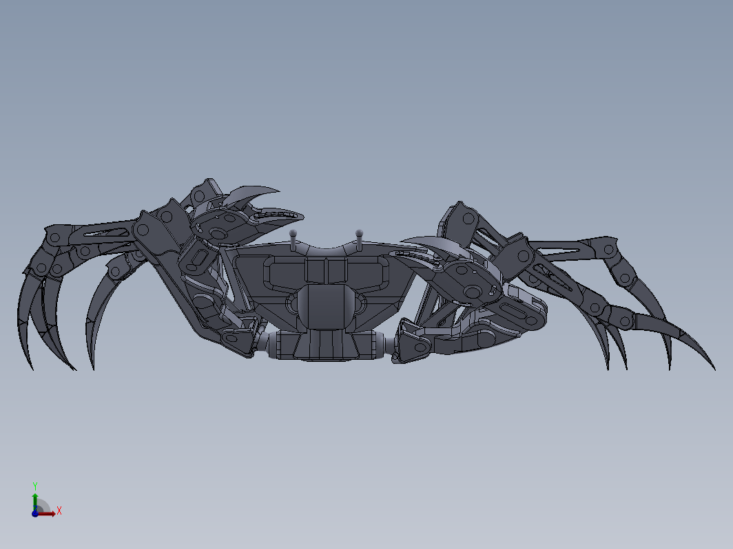 仿生螃蟹机器人