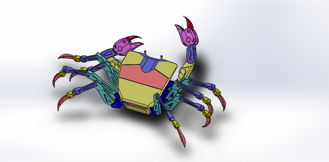 仿生螃蟹机器人