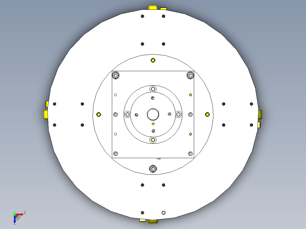 轻量储料器转台