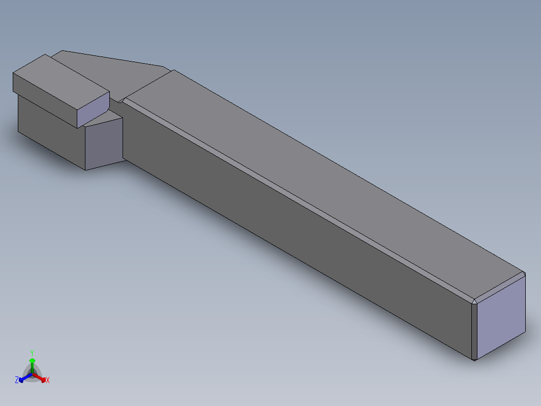 10X10X80+普通外圆车刀装配体