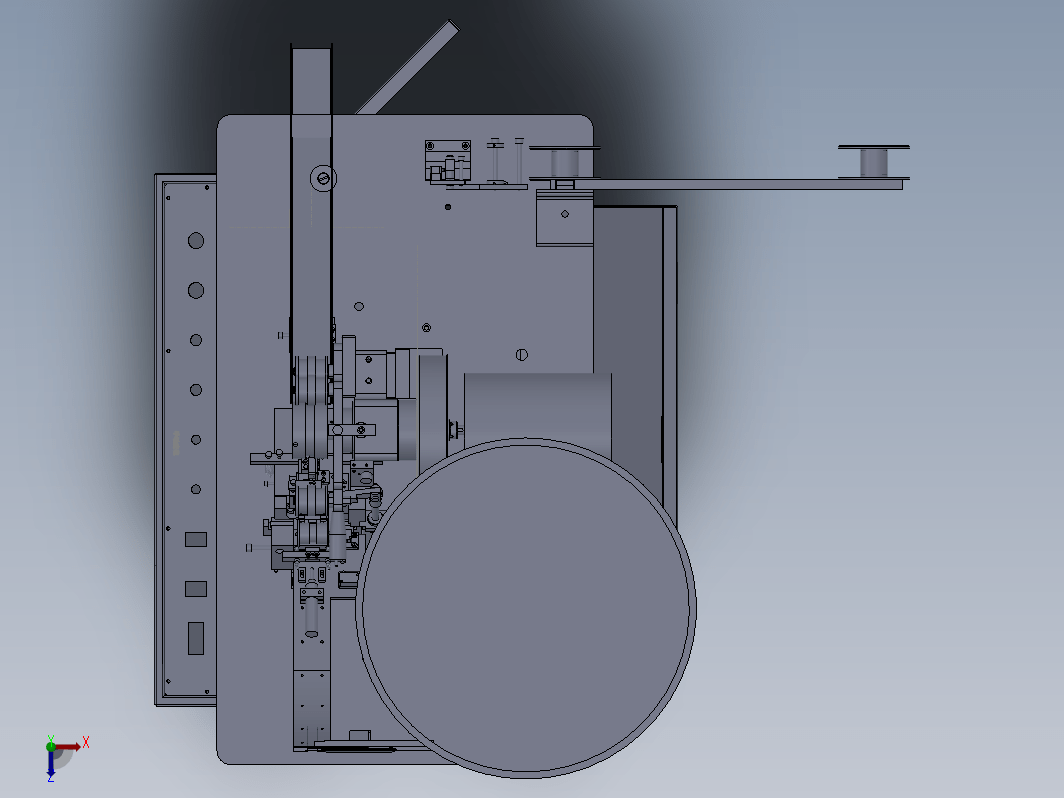 拉链行业7#金属拉链穿头机(含3D+工程图+BOM)