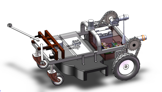 全自动碎草机设计三维SW2016带参+CAD+说明书缩略图