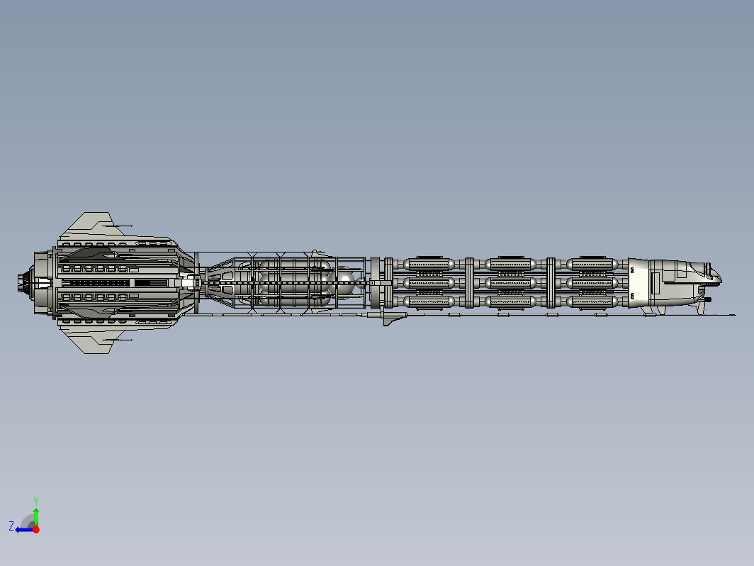 The Colonizer 宇宙飞船造型