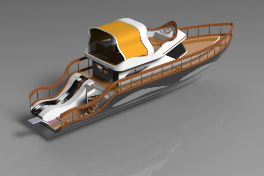 Yacht游艇三维缩略图
