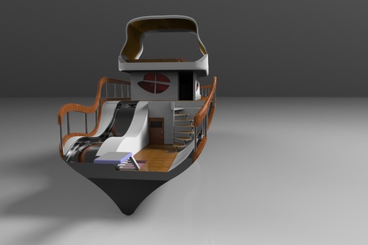 Yacht游艇三维缩略图