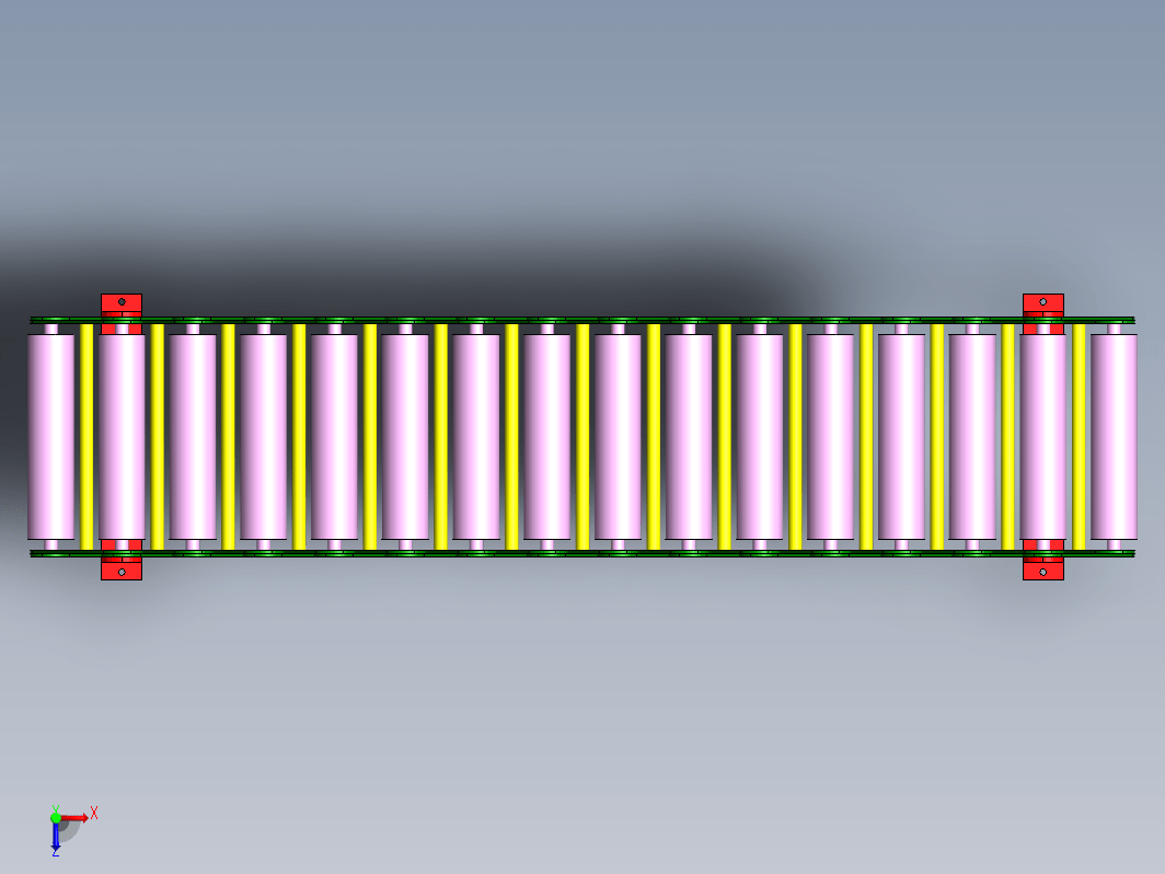 简易可伸缩滚筒输送机结构 Flexible Roller Conveyor