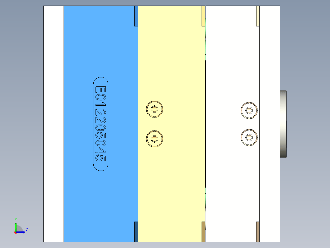 日用品上盖注塑模具，（前模斜顶）