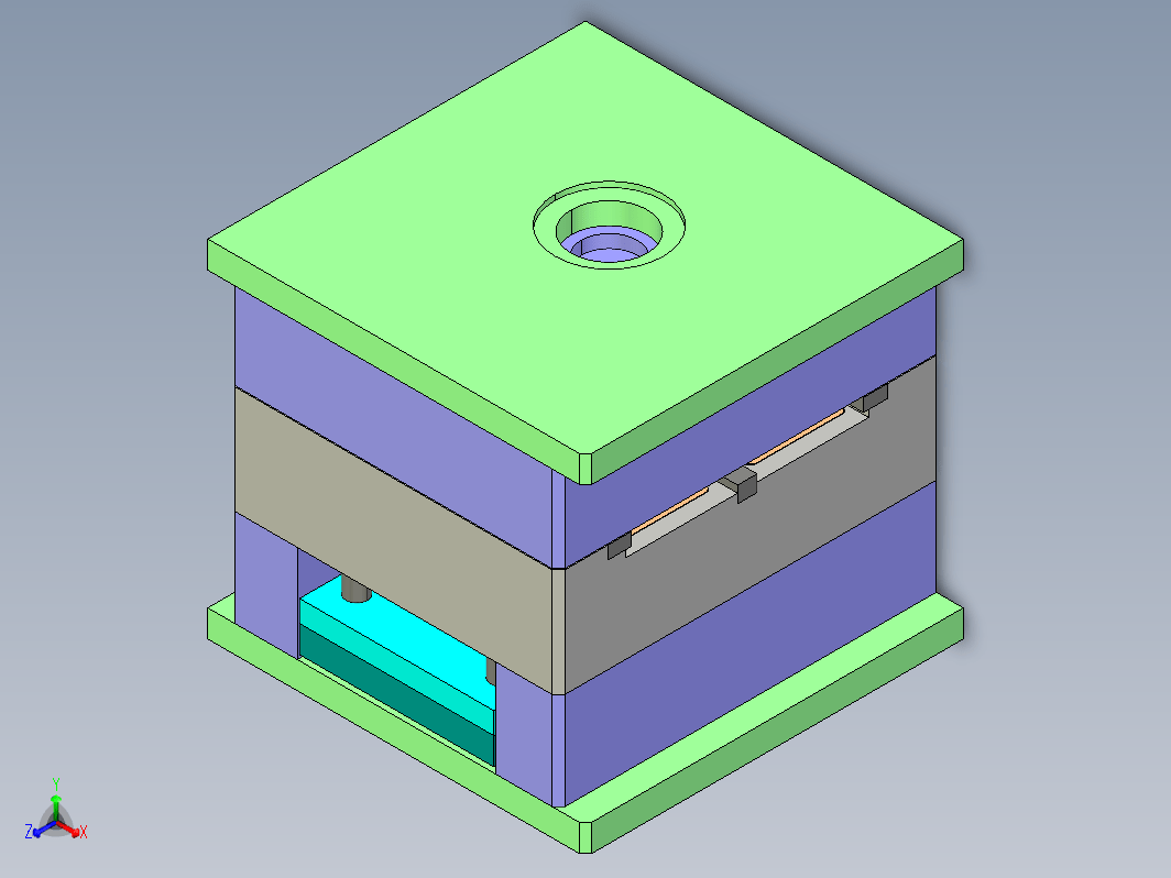 YD8000UPPERCOVER-模具图