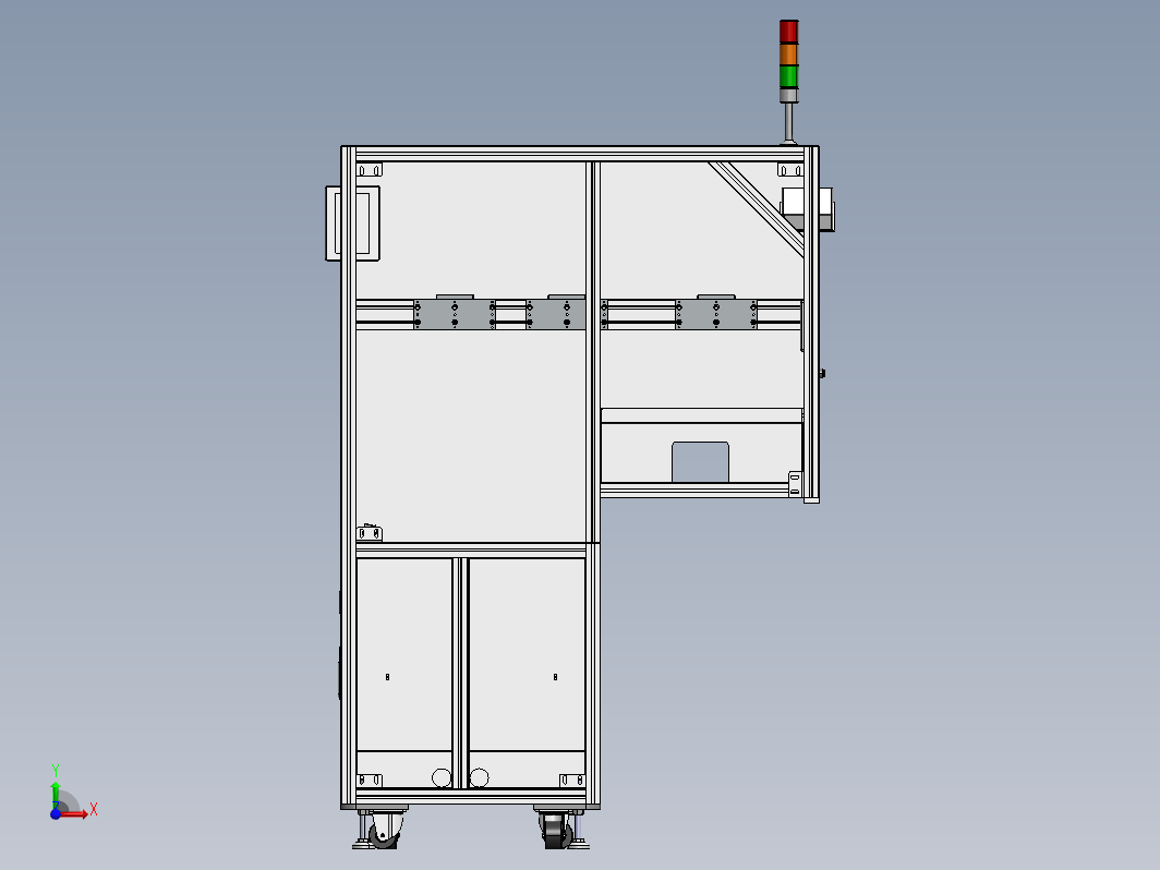 铝型材机架钣金造型-21